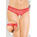 Трусики открытые SoftLine Collection, красный, M/L