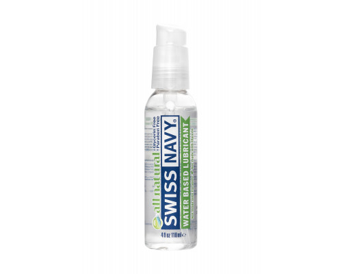 Лубрикант Swiss Navy All Natural, гипоаллергенный, водная основа, 118 мл