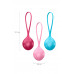 Набор вагинальных шариков Satisfyer  Balls C03 single, силикон, ассорти, Ø 3,5 см.