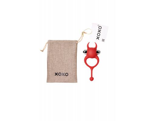 Мешочек XOXO, текстиль, коричневый, 18*12,5 см