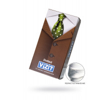 Презервативы VIZIT Dotted Точечные 12 шт, латекс, 18 см