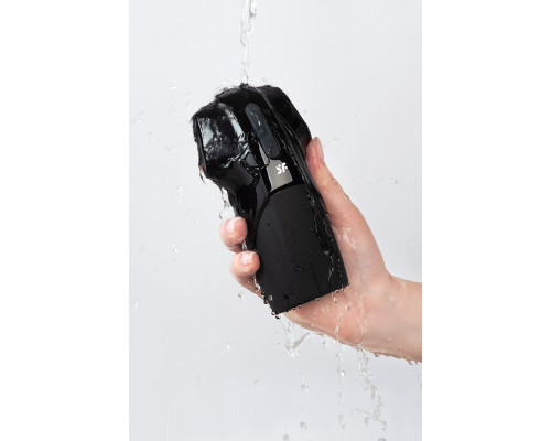 Мастурбатор нереалистичный Satisfyer Men Vibration, силикон, чёрный, 14,5 см.