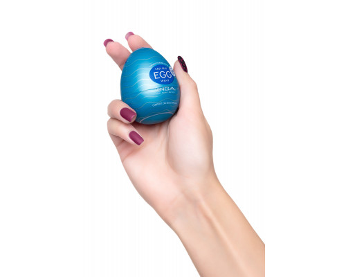 Нереалистичный мастурбатор TENGA Egg Cool, TPE, Синий, 7 см