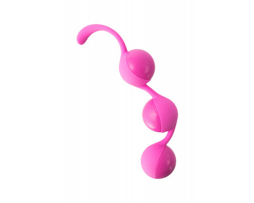 Вагинальные шарики Seven Creations, силикон, розовые, Ø 3,5 см