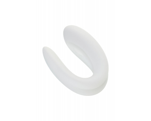 Многофункциональный стимулятор для пар Satisfyer Partner Double Joy, силикон, белый, 18 см.