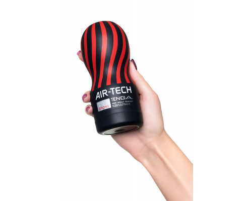 Нереалистичный мастурбатор TENGA  Air-Tech Strong, TPE, белый, 15,5 см