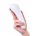 Вакуум-волновой бесконтактный стимулятор клитора Satisfyer Dual Pleasure, силикон, белый, 17,9 см.