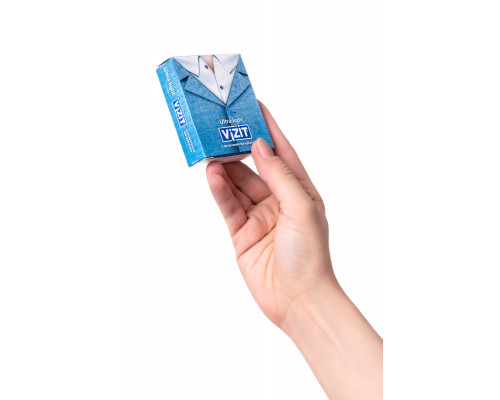 Презервативы VIZIT Ultra light Ультратонкие 3 шт, латекс, 18 см
