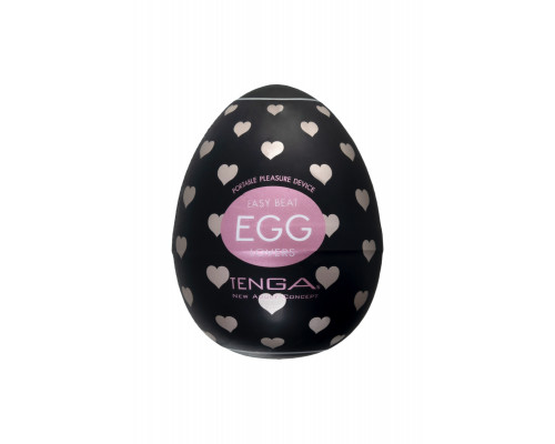 Нереалистичный мастурбатор TENGA Egg Lovers, TPE, черный, 6,1 см