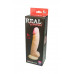 Фаллоимитатор неоскин на присоске REAL Standard Lovetoy, TPR, телесный, 19 см