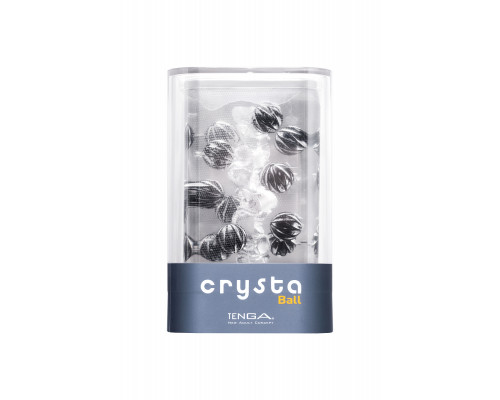 Нереалистичный мастурбатор TENGA Crysta  Ball, TPE, прозрачный, 15,5 см