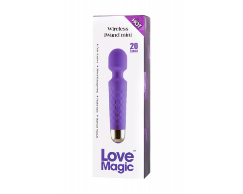 Вибромассажер Love Magic, беспроводной, силикон, фиолетовый