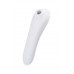Вакуум-волновой бесконтактный стимулятор клитора Satisfyer Dual Pleasure, силикон, белый, 17,9 см.