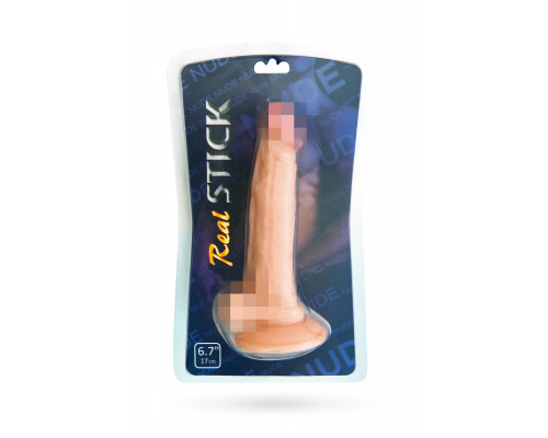 Фаллоимитатор TOYFA RealStick Nude, PVC, телесный, 20 см