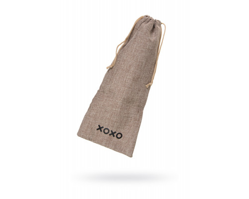 Мешочек XOXO, текстиль, коричневый, 34*14,5 см