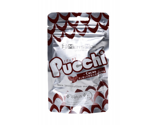 Мастурбатор нереалистичный MensMax Pucchi Cacao, TPE, белый, 6,5 см
