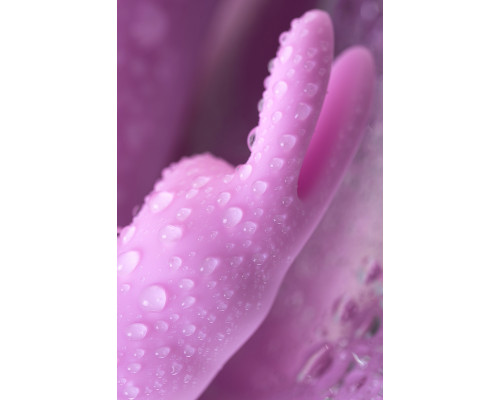 Нереалистичный вибратор Love to Love Hello Rabbit, силикон, фиолетовый, 24,5 см.
