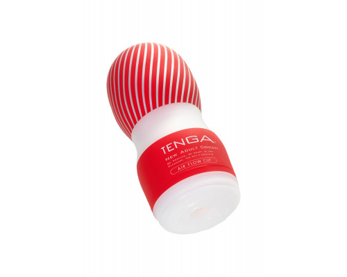 Нереалистичный мастурбатор TENGA  Air Flow Cup, TPE, белый,  15,5 см
