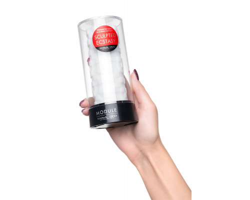 Нереалистичный мастурбатор TENGA 3D  Module, TPE, белый, 11,6 см