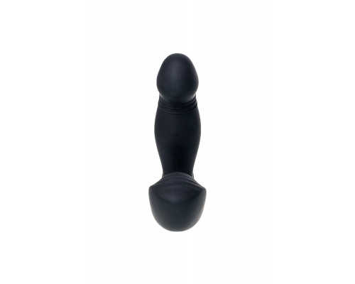 Стимулятор простаты PPPVIBE 9 W MOTOR, силикон, черный, 12 см