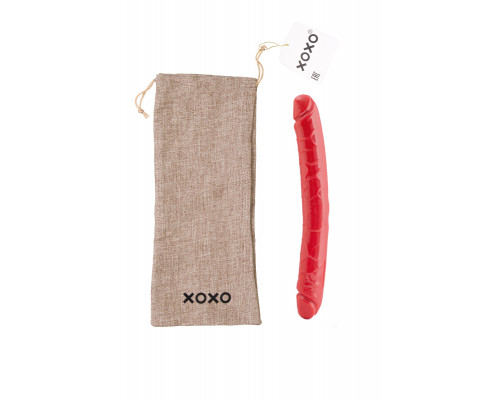 Мешочек XOXO, текстиль, коричневый, 34*14,5 см