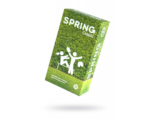 Презервативы Spring Classic, классические, латекс, 17,5 см, 12 шт