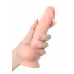 Реалистичный фаллоимитатор TOYFA RealStick Elite Nathan, TPR, телесный, 18,5 см