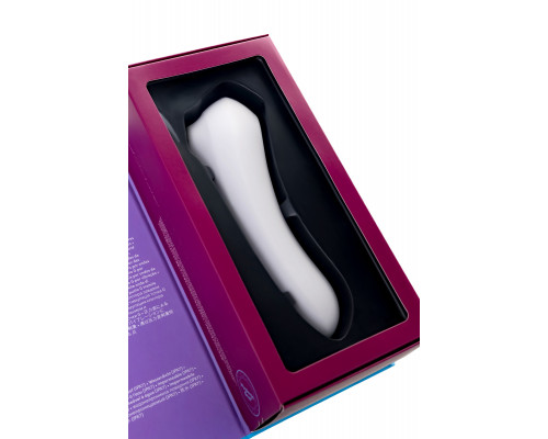 Вакуум-волновой бесконтактный стимулятор клитора Satisfyer Dual Pleasure, силикон, белый, 17,9 см.