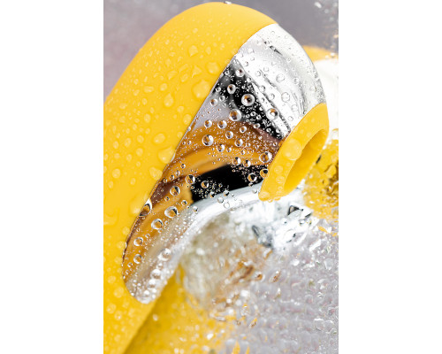 Вакуум-волновой бесконтактный стимулятор клитора Satisfyer Dual Love, силикон, жёлтый, 16 см.