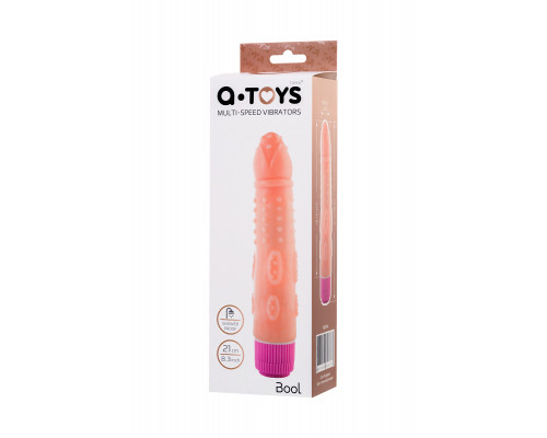 Реалистичный вибратор TOYFA A-Toys Bool, PVC, телесный, 21 см