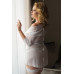 Пеньюар и трусы SoftLine Collection Pola, белый, XL