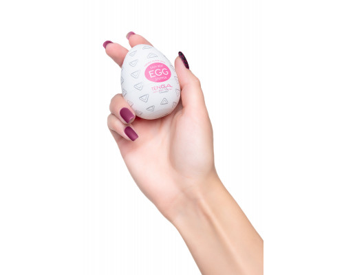 Нереалистичный мастурбатор TENGA № 5 Stepper, TPE, белый, 6,1 см