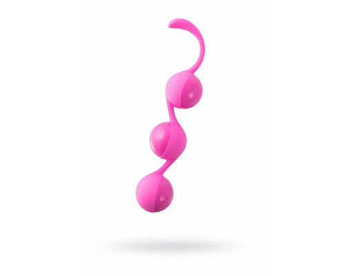 Вагинальные шарики Seven Creations, силикон, розовые, Ø 3,5 см