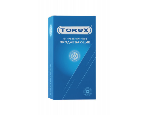 Презервативы Torex, продлевающие, латекс, 18 см, 5,2 см, 12 шт.