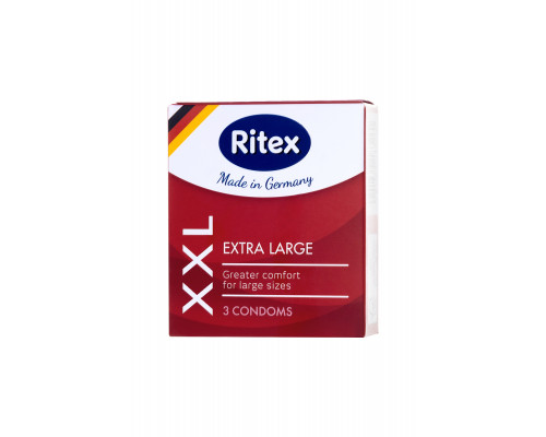 Презервативы RITEX XXL №3, увеличенного размера, латекс, 20 см