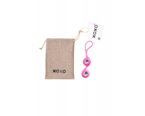 Мешочек XOXO, текстиль, коричневый, 18*12,5 см