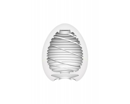 Нереалистичный мастурбатор TENGA № 6 Silky, TPE, белый, 6,1 см