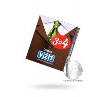 Презервативы VIZIT Dotted Точечные3 шт, латекс, 18 см