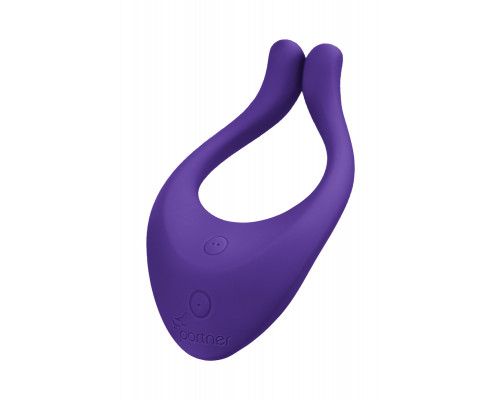 Многофункциональный стимулятор для пар Satisfyer Partner Multifun 1, силикон, фиолетовый, 13,5 см.