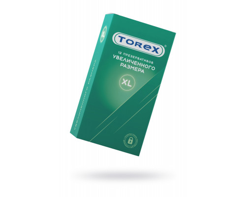 Презервативы увеличенного размера TOREX  латекс, №12, 20 см