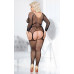 Костюм-сетка SoftLine Collection Ladybird, чёрный, XL/XXXL