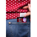 Нереалистичный мастурбатор TENGA Pocket Block Edge, TPE, белый, 7,5 см