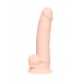 Фаллоимитатор RealStick Silicone Jake G, сайлекспан, телесный, 20,5 см