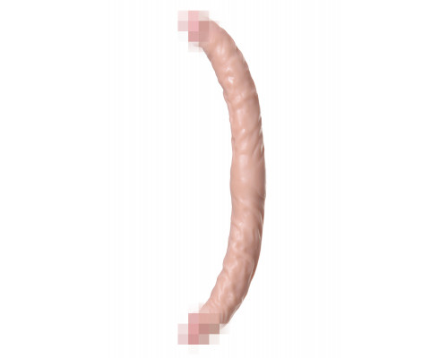 Двусторонний фаллоимитатор TOYFA RealStick Nude реалистичный, PVC, телесный, 42,5 см