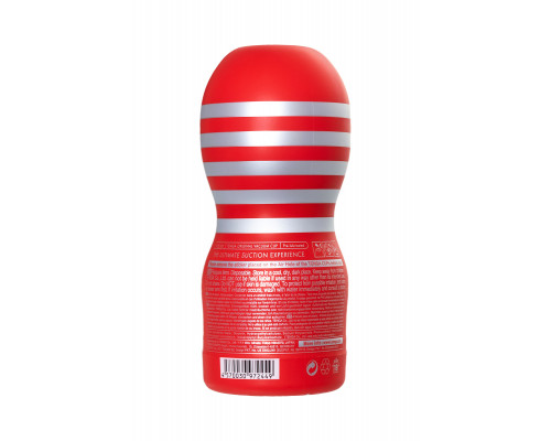 Нереалистичный мастурбатор TENGA  Original Vacuum Cup, TPE, белый, 18 см