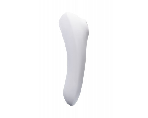 Вакуум-волновой бесконтактный стимулятор клитора Satisfyer Dual Pleasure, силикон, белый, 17,9 см.