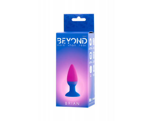 Анальная втулка Beyond by Toyfa, Brian, силикон, розовая, 7 см