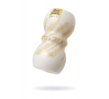 Мастурбатор нереалистичный MensMax Smart Gear GOLD, TPE, белый, 15 см