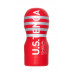 Нереалистичный мастурбатор TENGA  Deep Throat US, TPE, белый, 18,1 см