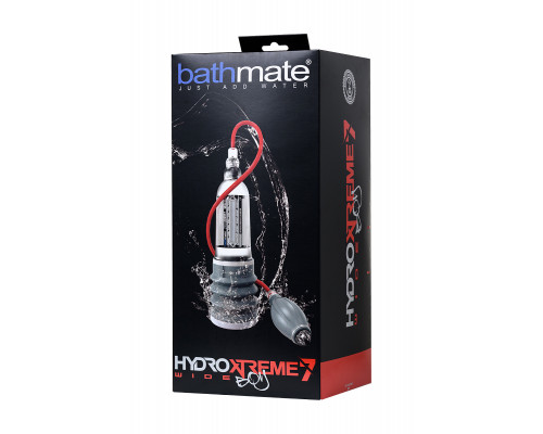 Гидропомпа Bathmate HYDROXTREME7 WIDE BOY, ABS пластик, голубая, 30 см